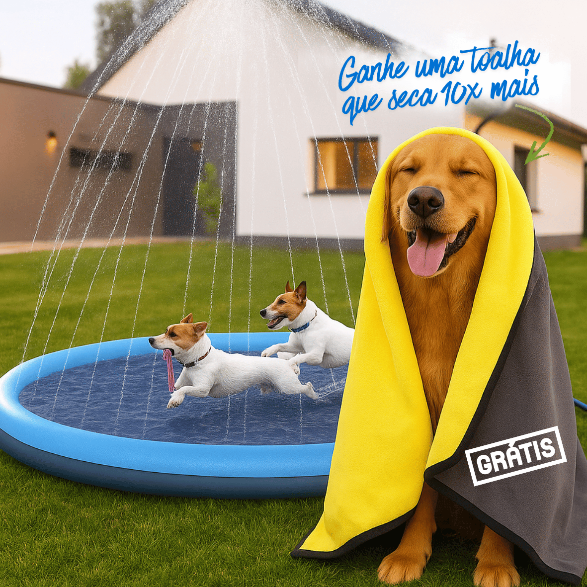 Piscina com Chafariz | 🎁 Combo Especial de Verão 🎁