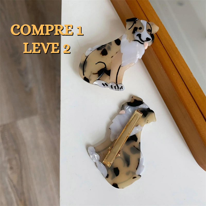 (PROMOÇÃO COMPRE 1 E LEVE 2) Presilha Dog Love