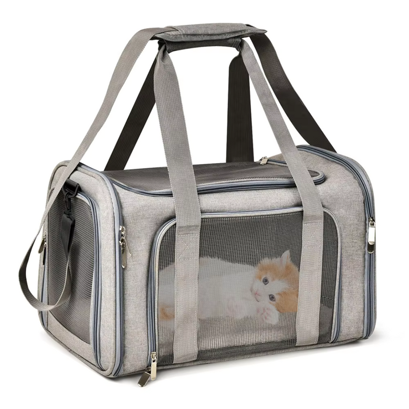 Bolsa de Transporte com Caminha | Para Cachorro e Gato