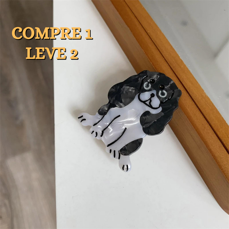 (PROMOÇÃO COMPRE 1 E LEVE 2) Presilha Dog Love