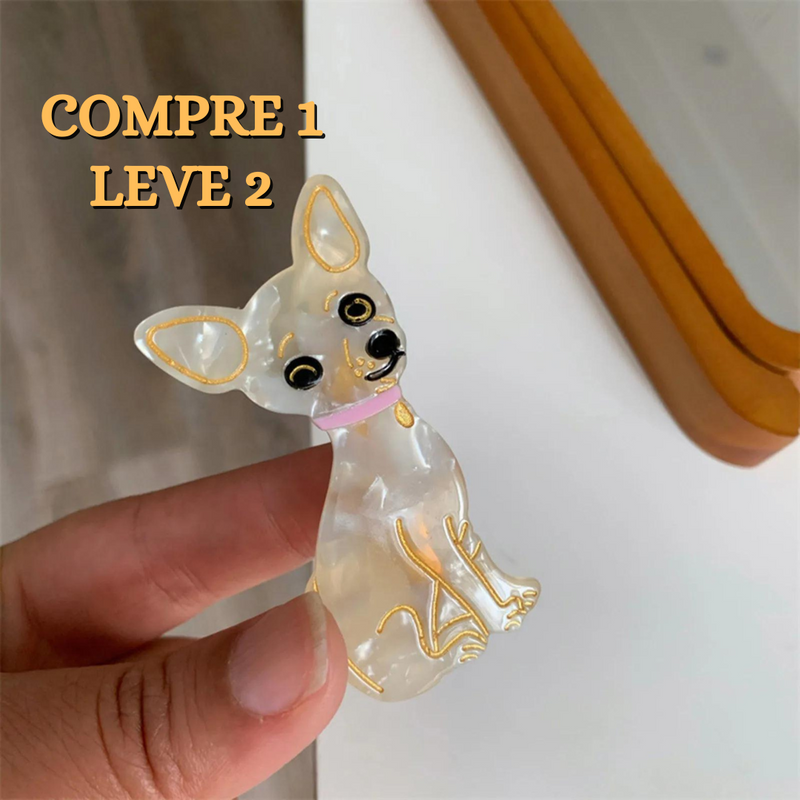 (PROMOÇÃO COMPRE 1 E LEVE 2) Presilha Dog Love