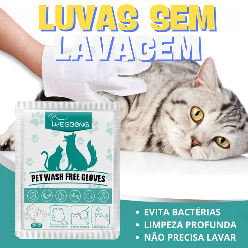 Luvas Pet Clean (6un) | Para Cachorro e Gato