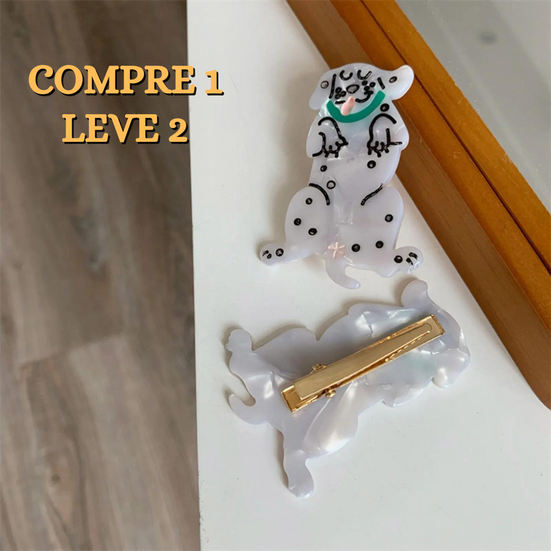 (PROMOÇÃO COMPRE 1 E LEVE 2) Presilha Dog Love