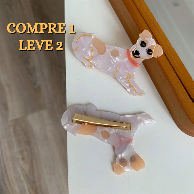 (PROMOÇÃO COMPRE 1 E LEVE 2) Presilha Dog Love