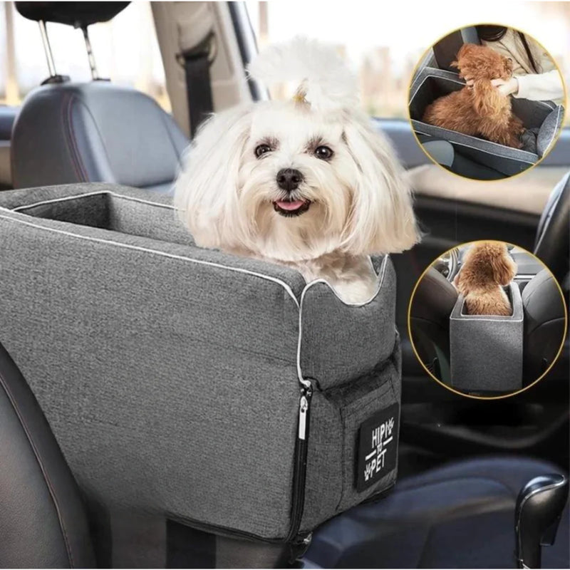 Assento para Carro Central Carrier | Para Cachorro e Gato