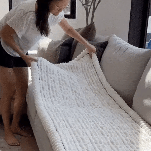 Protetor para sofá plush luxo | Para Cachorro e Gato