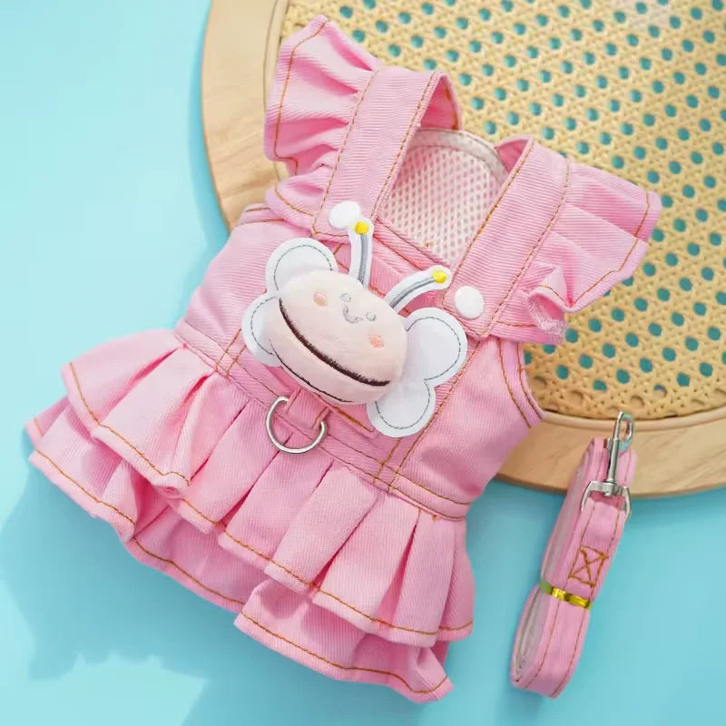 Vestido Buzz Pet - Kit com Coleira | Para Cachorro e gato