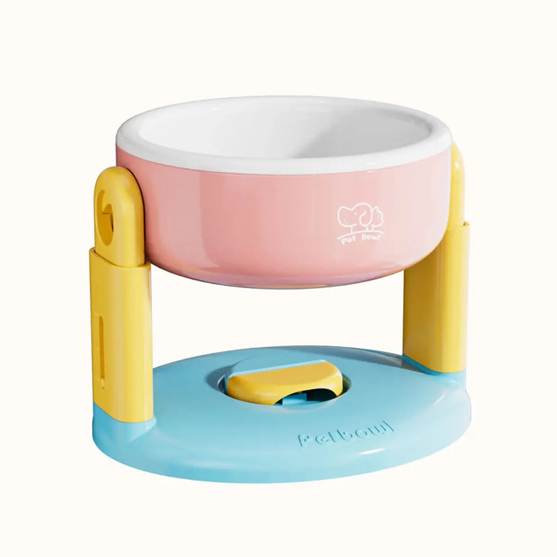 Tigela ajustável Pet Bowl com ventosa | Para Cachorro e Gato
