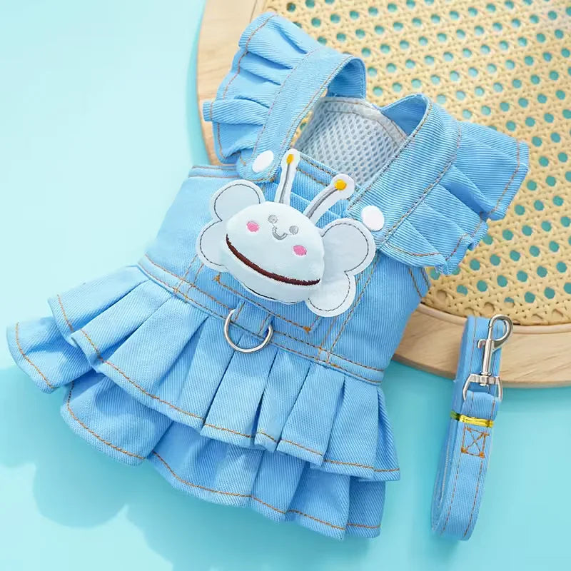 Vestido Buzz Pet - Kit com Coleira | Para Cachorro e gato