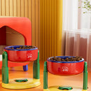 Tigela ajustável Pet Bowl com ventosa | Para Cachorro e Gato