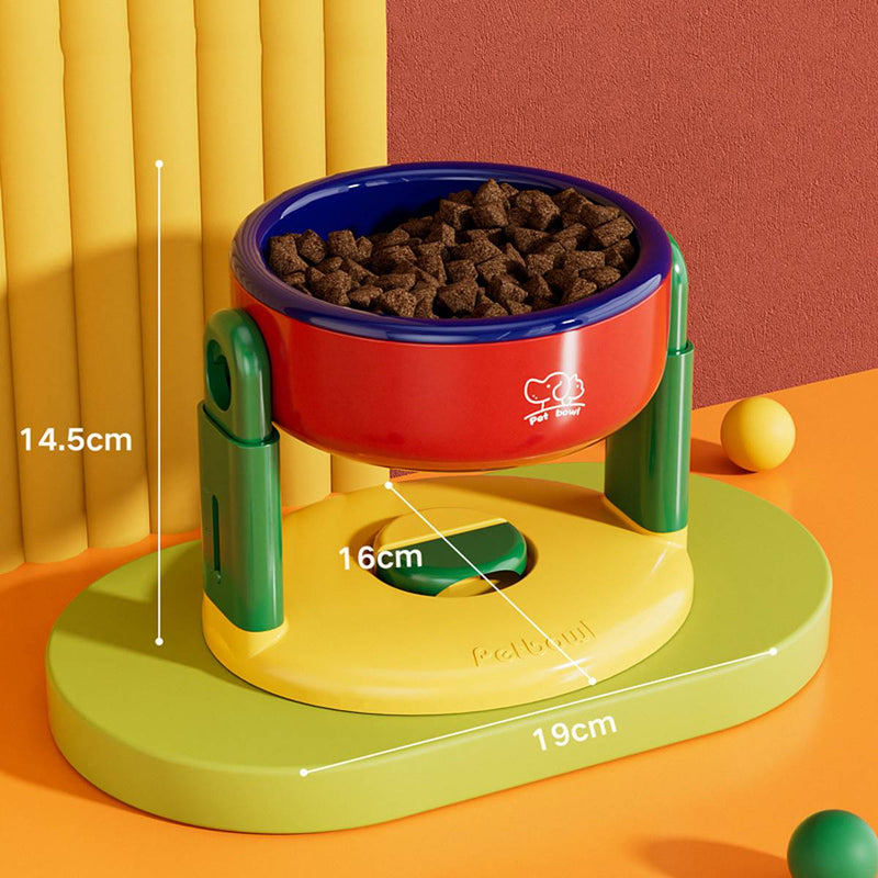 Tigela ajustável Pet Bowl com ventosa | Para Cachorro e Gato