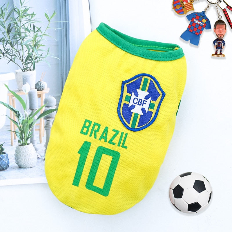 Camisa Copa do Mundo Pet | Para Cachorro e Gato