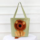 Bolsa de Transporte Lion com Zíper | Para Cachorro e Gato