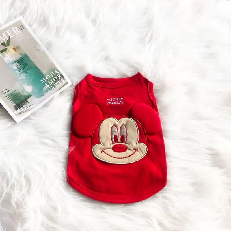 Blusa Pet Mickey 3D | Para Cachorro e Gato