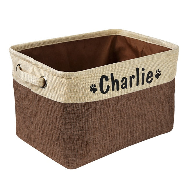Caixa de Brinquedos Personalizada | Para Cachorro e Gato